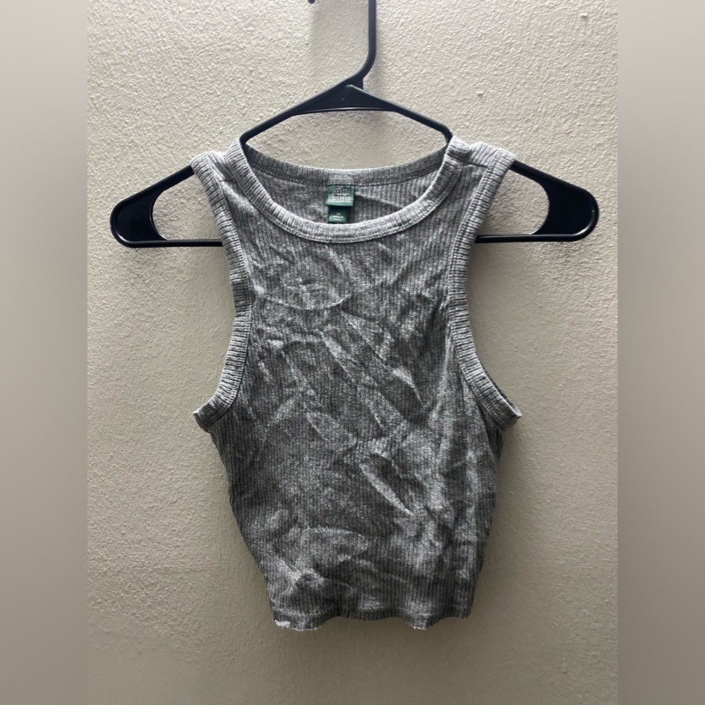 Women’s Wild Fable XS Gray Cropped Tank Top Tote11